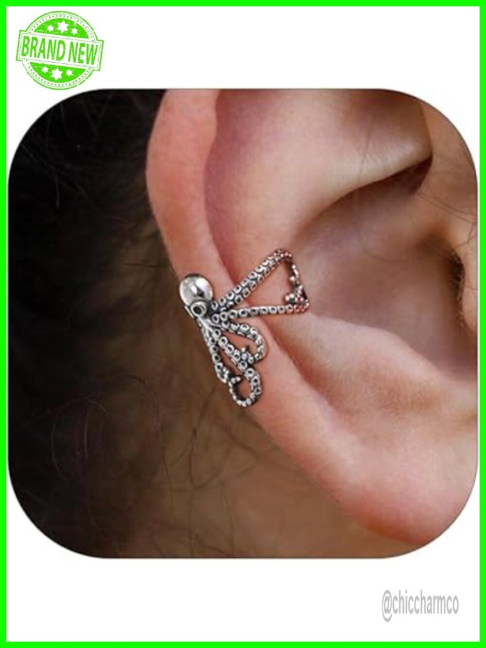 925 Sterling Silver Ear Cuffs Non-Piercing Cartilage Earrings Adjustable with